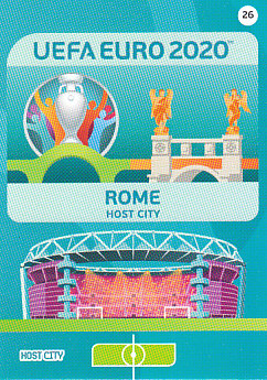 Rome Italy Panini UEFA EURO 2020 CORE - Host City #026